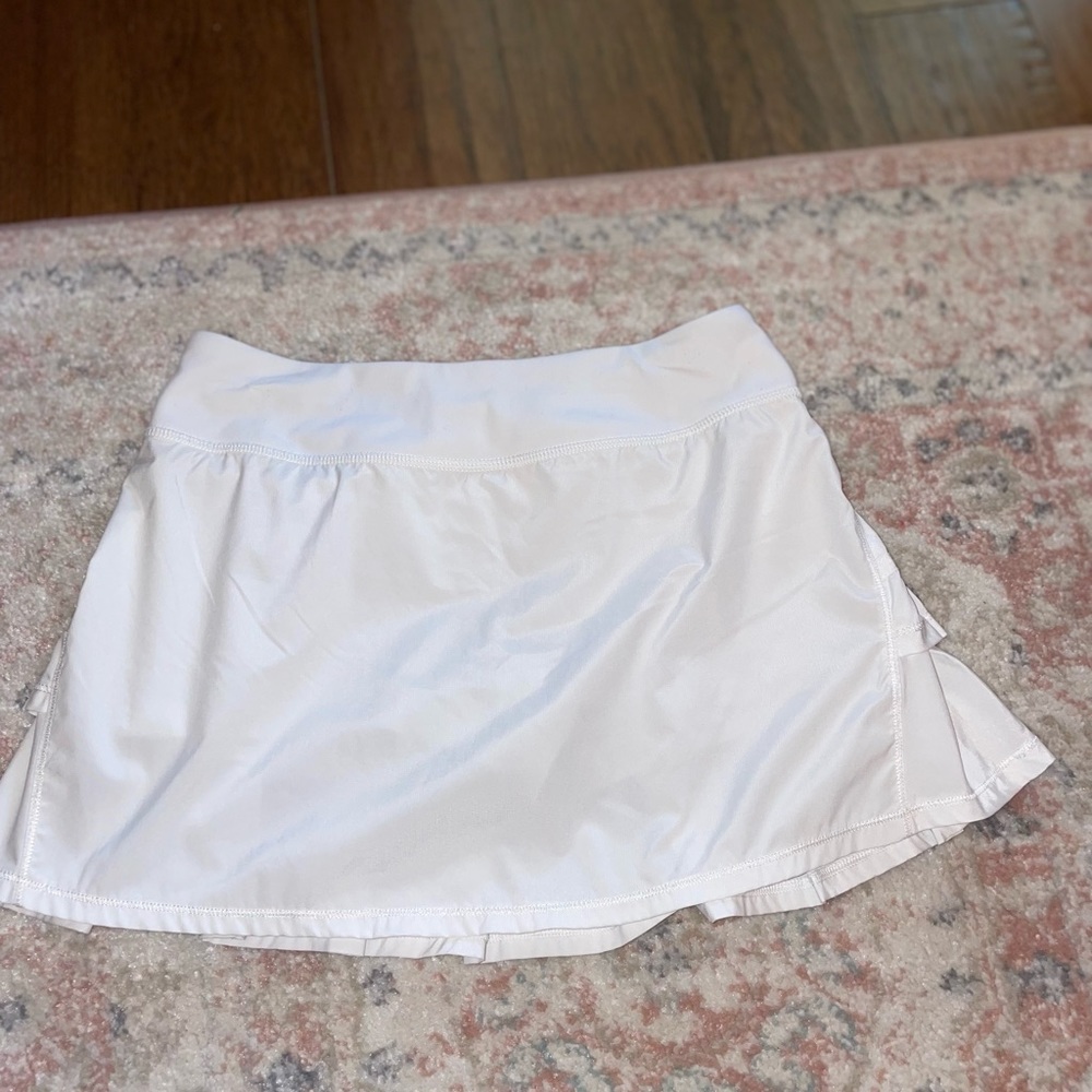 Ivivva White tennis skirt- girls 14